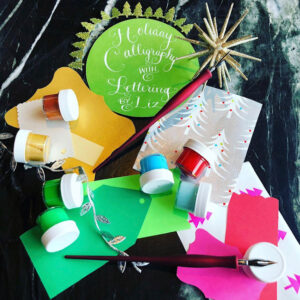 Holiday Calligraphy<br> with Lettering by Liz (HW25)