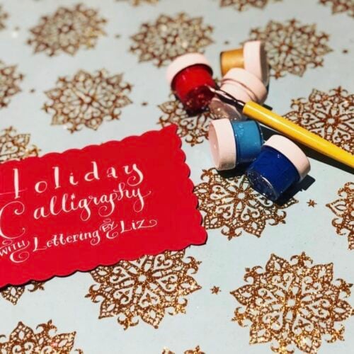 Holiday Calligraphy<br>with Lettering by Liz (HW26)